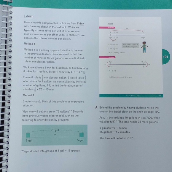 Singapore Math DIMENSIONS MATH Textbook 5B teachers guide - Picture 7 of 9
